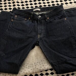 Uniqlo Men's Deep Indigo Relaxed Jeans